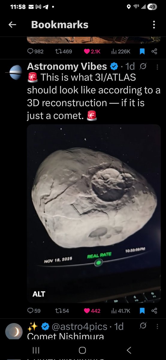 casie_espinosa's tweet image. #SERASpace Who wants to be in this meeting? This is the expectation of what 3I/Atlas  should resemble(left).  NASA what do you have (right)?🤐🤔🫣🤭