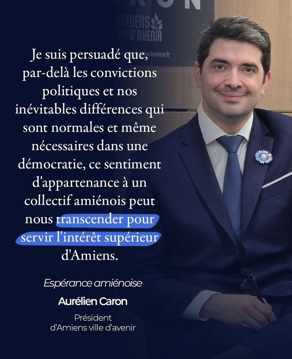 Rassembler pour servir les Amiénoises et les Amiénois 🎯

Amiens mérite qu’on dépasse les ambitions personnelles pour défendre l’intérêt général et éviter un retour en arrière.

Découvrez notre vision 2035/2040 dans Espérance amiénoise : amiensavenir@gmail.com