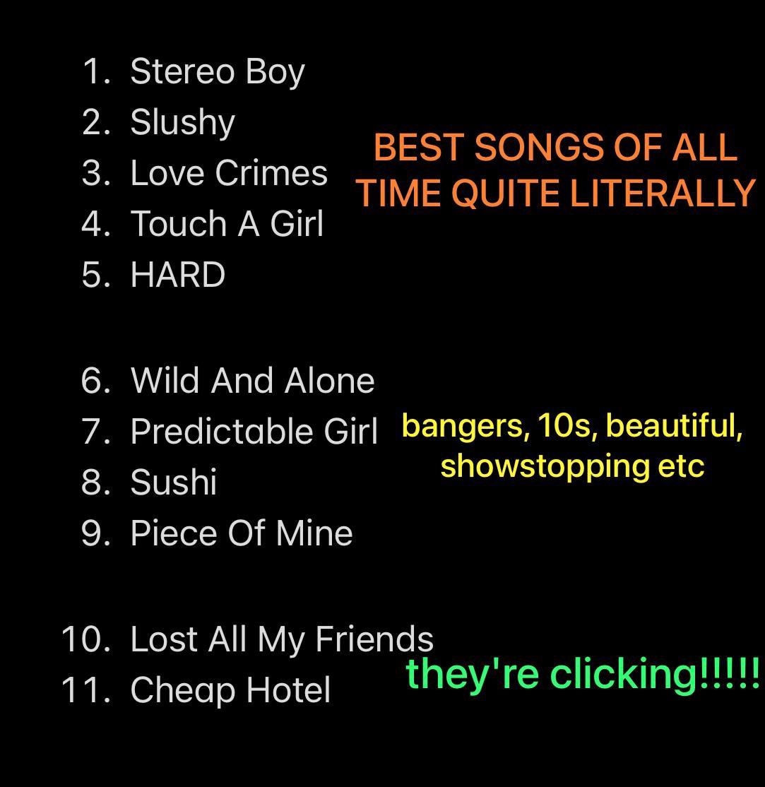 melofknblonde's tweet image. this album is just insanely beautiful, it’s wild that we got something so different from EUSEXUA in less than a year... the soundscape here might be my favorite twigs has ever gone for; it feels completely “Afterglow”, so unique so beautiful, ethereal at times, harsh and+

9.2/10