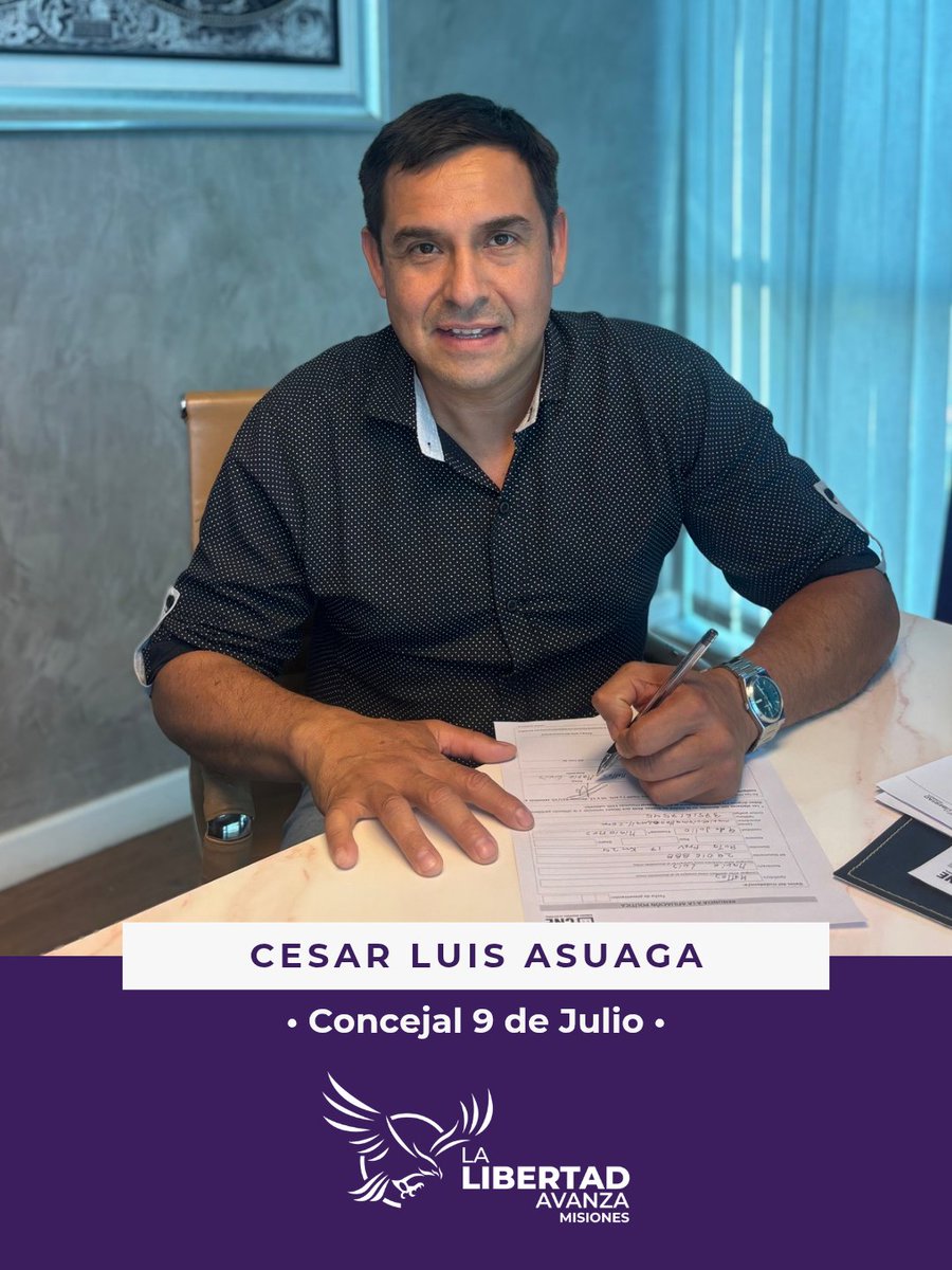 9 de Julio se pinta de violeta💜

El Concejal Cesar Luis Asuaga se suma a las ideas de la libertad que necesita nuestra provincia y el país 🇦🇷