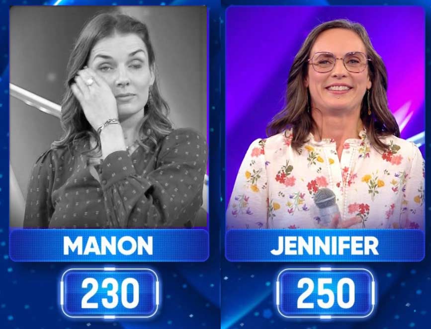 titi1960's tweet image. #Fin du dernier 1/4 de finale des #Masters de #Noplp de @nagui du 20/11/25 #MatchAller #Jennifer Vs #Manon
C&apos;est #Jennifer qui gagne la #MatchAller avec 3 000€ dans sa cagnotte
Maintenant le #MatchRetour