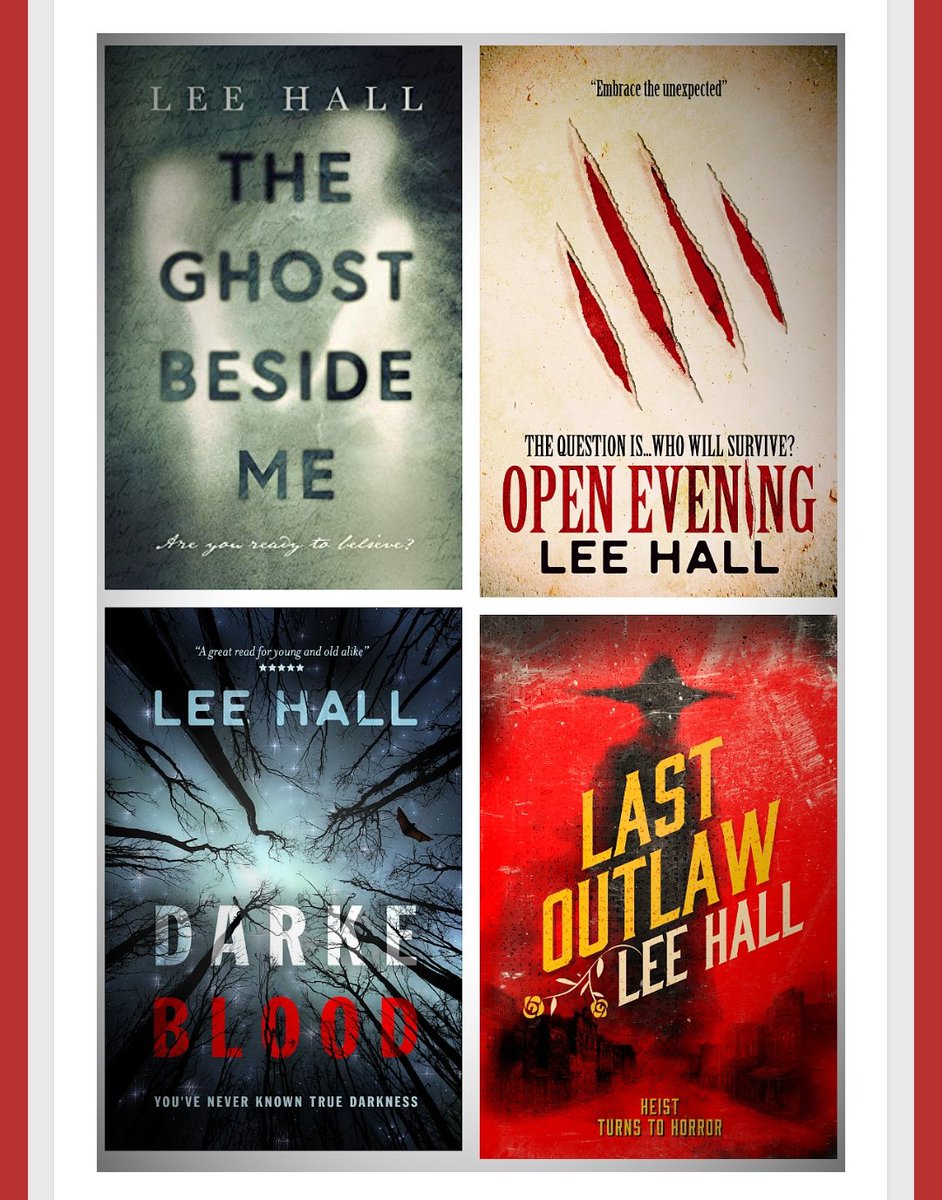 Digital Discounted Books! 

Four of my indie titles are reduced for Black Friday! 

From powerful paranormal romance to Vampire thriller and even my newest novella which is western horror. 

More info via this link: leehallwriter.com/2025/11/20/dis…