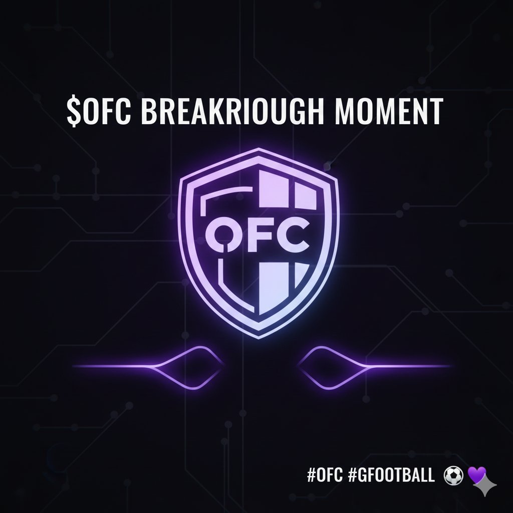 efiom16561's tweet image. Today $OFC edges closer to its breakthrough moment as energy builds across the community. Every signal points to a season of growth as @ofc_the_club pushes toward a new standard in digital football culture. 
#OFC #gFootball ⚽💜