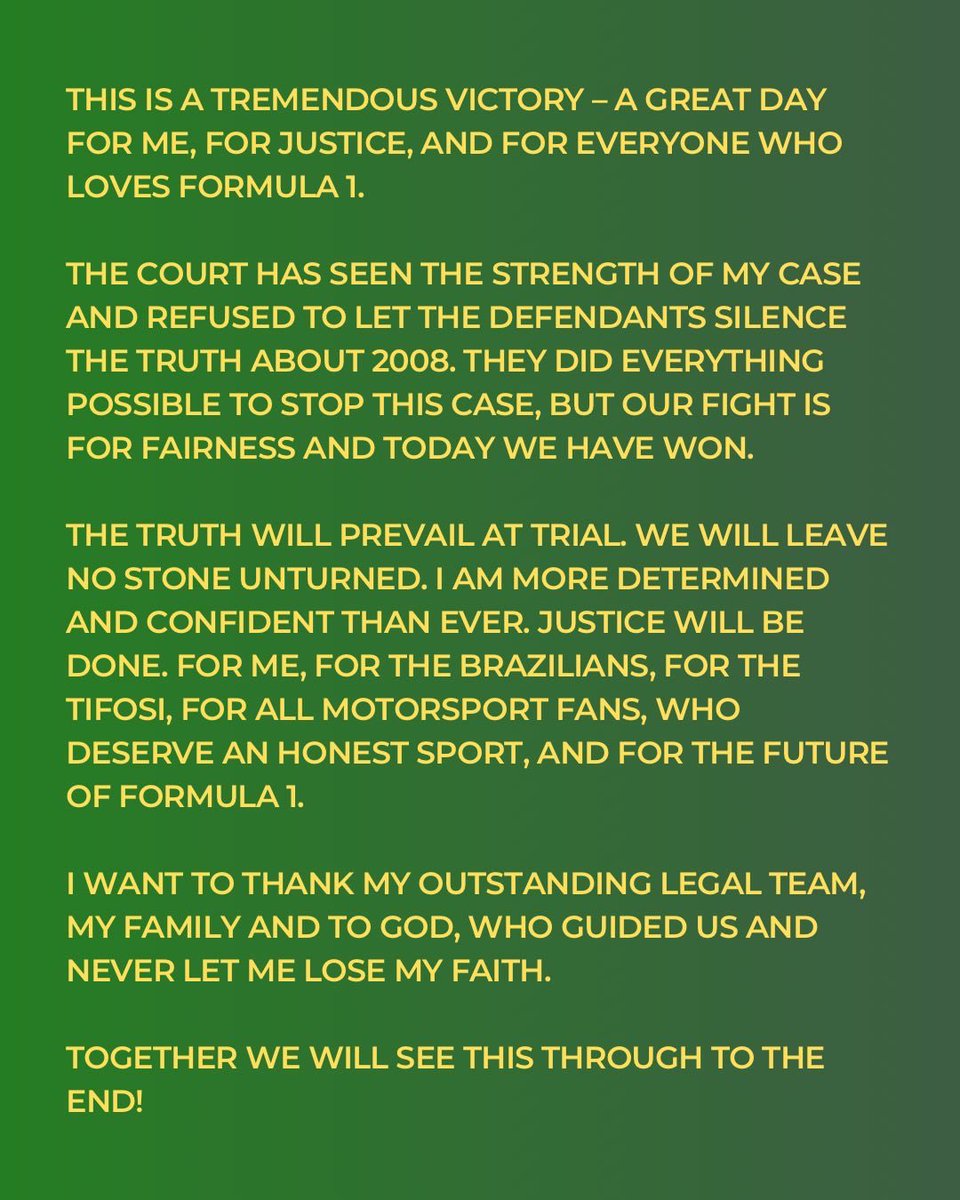 Felipe Massa tweet media