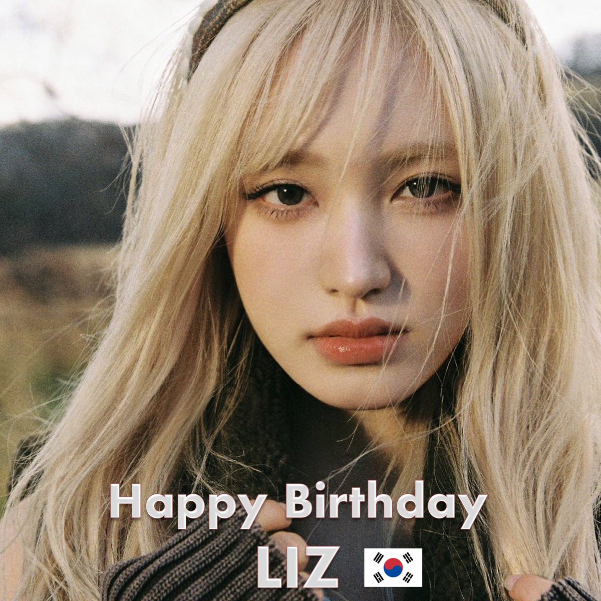 Happy 21st Birthday to the gorgeous, extremely talented Singer, Songwriter, Musician, Dancer, Superstar, Fashion and K-Pop Global Icon, the One &amp; Only Liz! 👏🎂🎉🌟👑🤍
#Liz found fame as the Main Vocalist of #Ive, one of the most successful, top-selling K-Pop Girl Groups of the