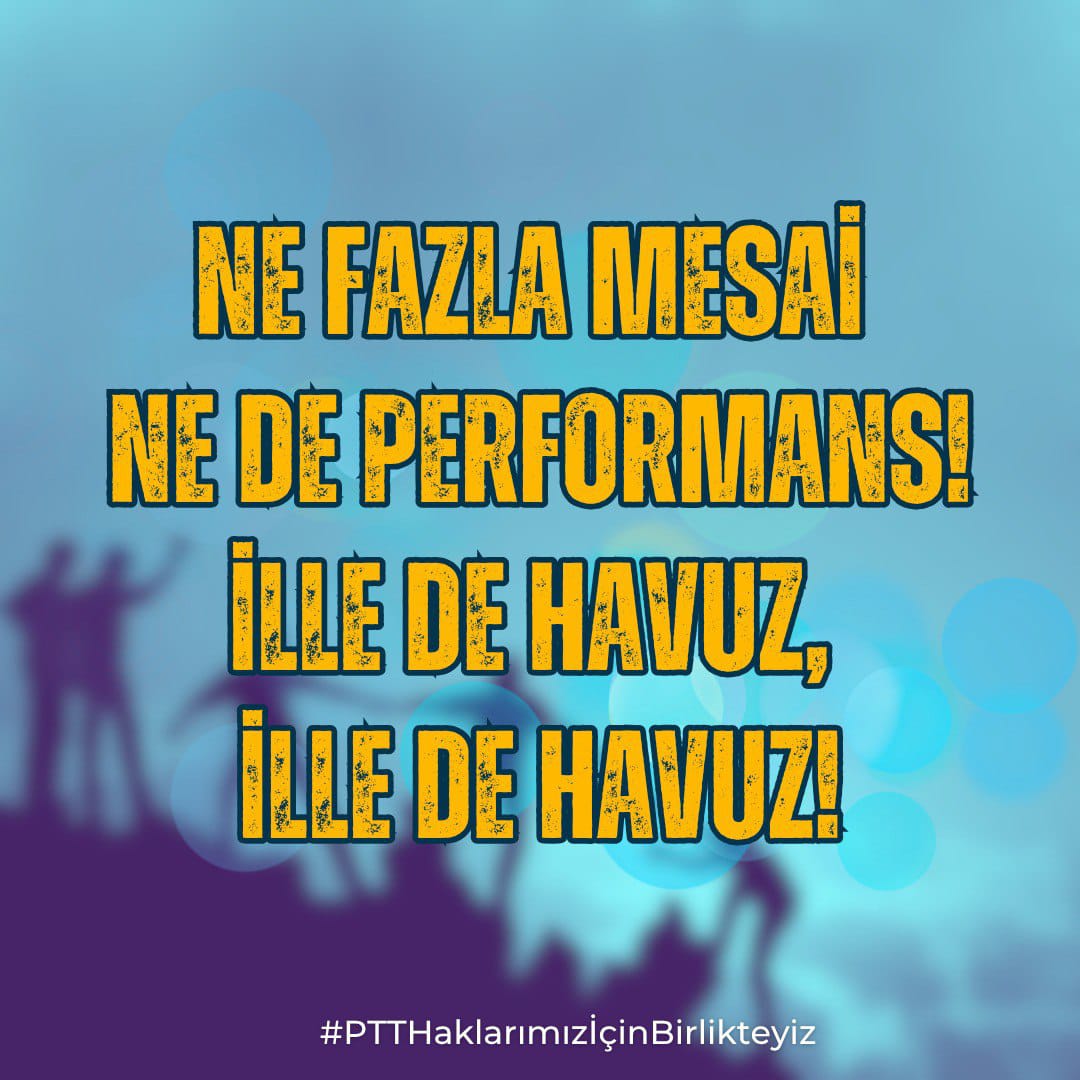 #PTTHaklarımızİçinBirlikteyiz