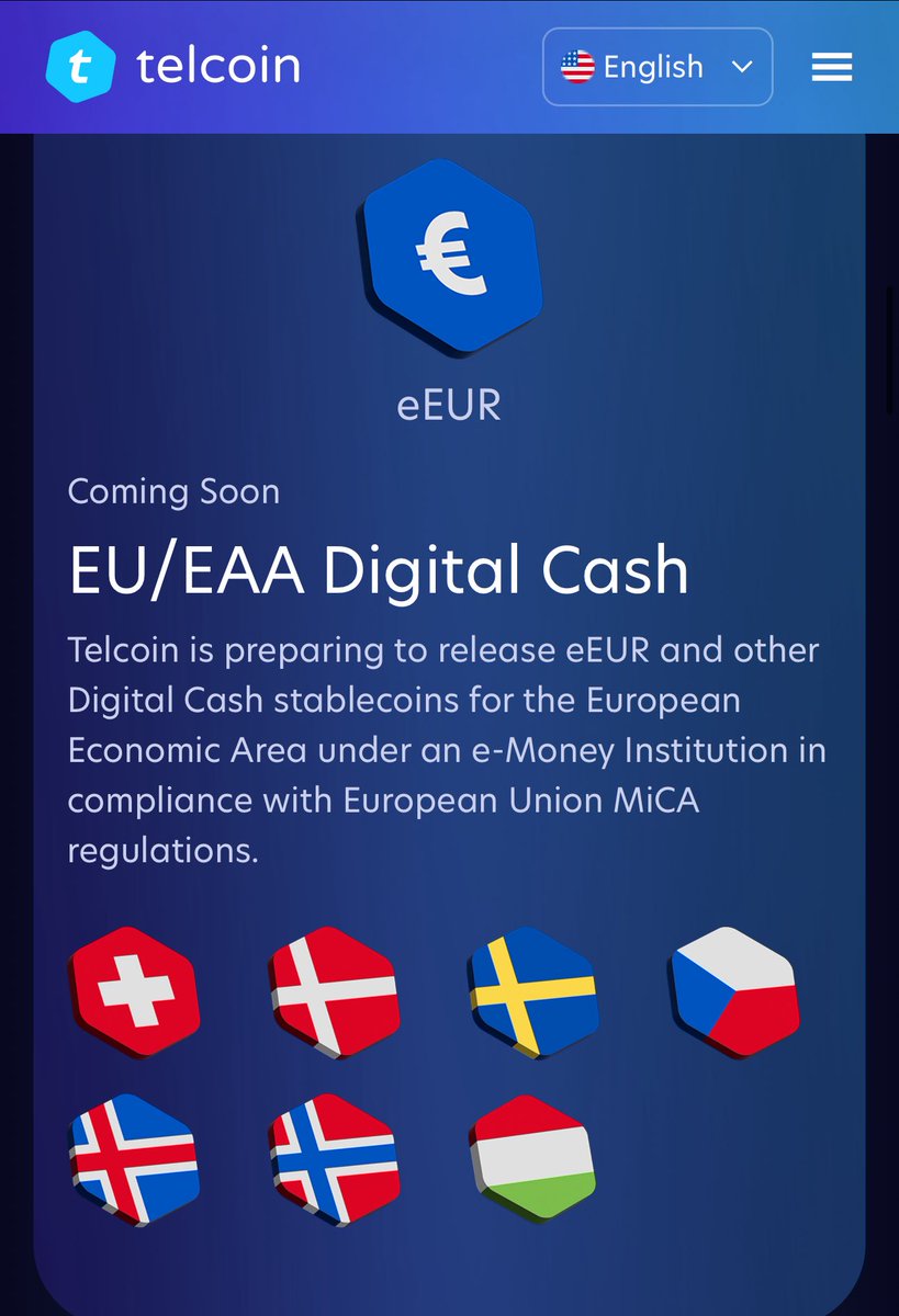 Telcoin has its own stablecoins: eUSD and eEUR 

$TEL is a separate utility token 

Two assets, one mission: eUSD/eEUR for everyday spending.

$TEL for powering the network and rewards

<a href="/telcoin/">Telcoin</a>