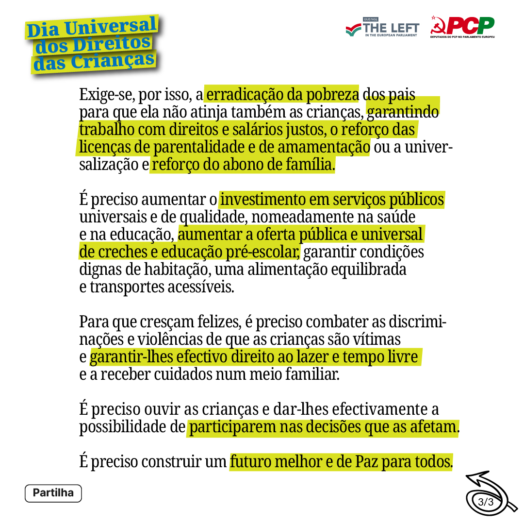 deppcppeguengl's tweet image. 🗣Dia Universal dos Direitos das Crianças 👶👧🧒

#PCP #partidocomunistaportugues #semprecontigo #paraoquederevier #crianças #direitosdascrianças