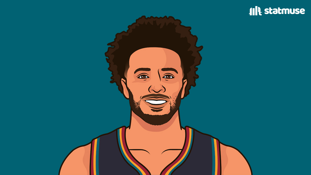 statmuse's tweet image. Cade Cunningham this season:

— 27.3 PPG
— 5.4 RPG
— 9.9 APG
— 2nd in assists
— 1st in 4Q points

Best player on the hottest team in the league.