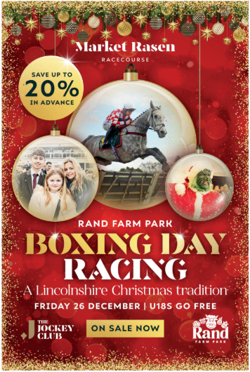Blow away the cobwebs with Boxing Day Racing at Market Rasen Racecourse 🐎

A Lincolnshire Christmas tradition for families wanting fresh air &amp; festive fun.

See the advert &amp; competition info in Primary Times Lincolnshire. flk.bz/sVjC