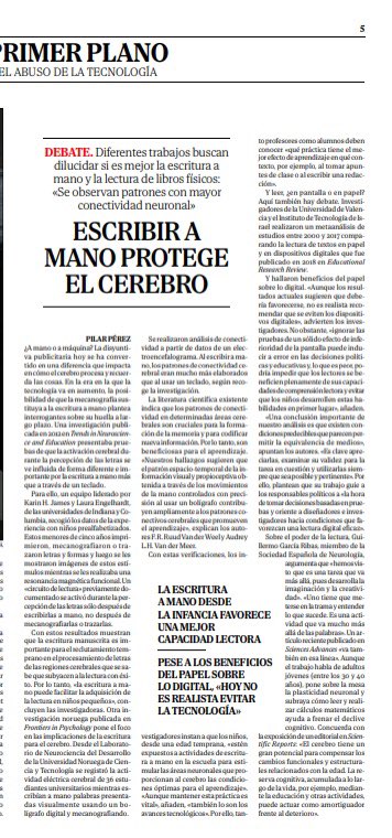 📖🖋️ Leer libros físicos y escribir a mano mejora la comprensión lectora y la memoria.
Desde la infancia, el papel favorece procesos cognitivos más profundos que las pantallas.  “Hoy no se trata de rechazar la tecnología, sino de resaltar los beneficios del papel para el