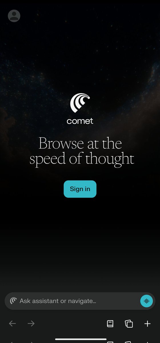 ul131web's tweet image. ☄️ got a Comet from Play Store 😁 @AravSrinivas
   #Perplexity #Ai