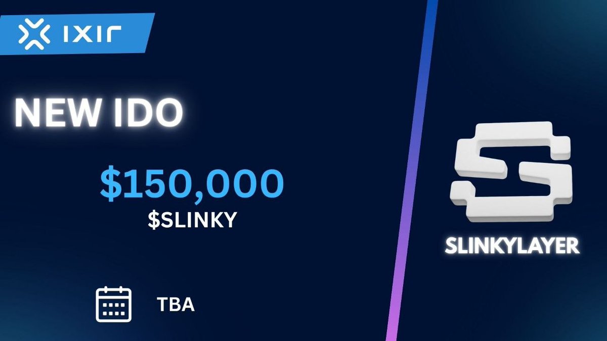 ixirpad's tweet image. 🚀 New IDO Alert on @ixirpad!

We’re excited to announce our upcoming IDO: @SlinkyLayer — raising $150,000 in $SLINKY!

SlinkyLayer is a next-gen modular blockchain infrastructure focused on ultra-fast execution, seamless scalability, and developer-friendly tools. Designed to…