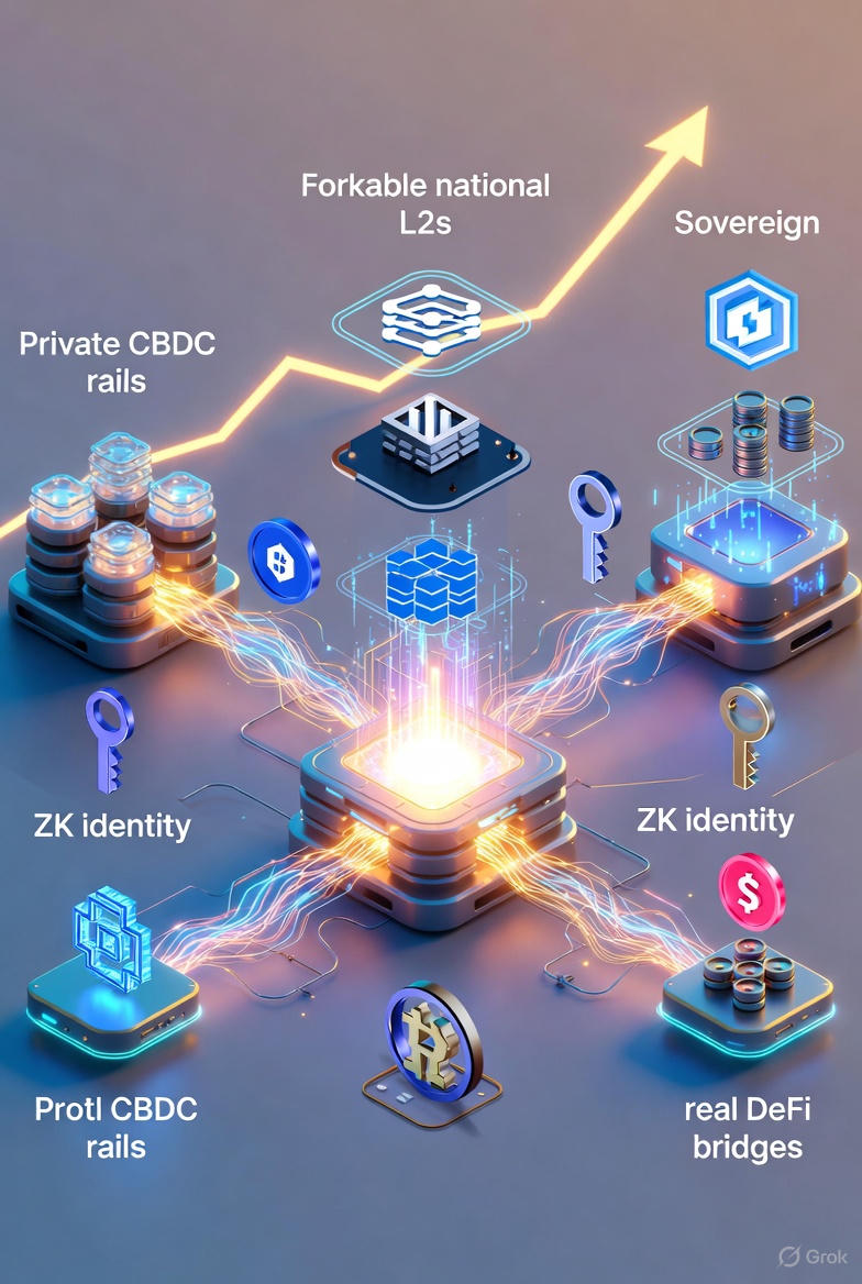 damilareshakiru's tweet image. Sign Foundation is building the ultimate sovereign crypto stack: forkable national L2s, private CBDC rails, ZK identity, and real DeFi bridges.