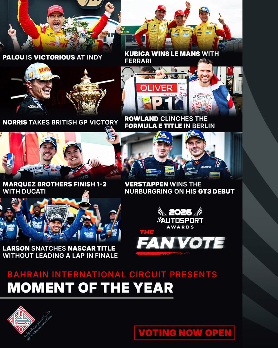 SCUDERIAFEMBOY's tweet image. max has been nominated for driver of the year and moment of the year at the autosport awards! 🏎️

you can vote in both categories here: 
autosport.com/awards-voting/