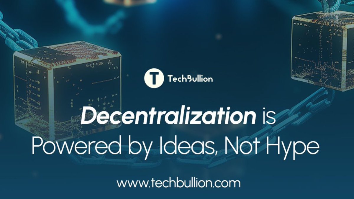 TechBullion's tweet image. Strip away the crypto speculation: the real value of Web3 is its core proposition: transparency, unchangeable truth, and genuine digital trust. 
It is not about rapid gains, it is about developers creating infrastructure for an equitable future (global supply chains, digital…