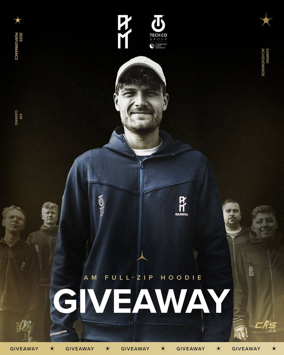 AMGamingCS2's tweet image. WE ARE LIVE! Lets start another LAN RUN. Bo3 vs ASTRAL!  Cast @Albi1985HS 

We’re giving away 2 Players Full-Zip Hoodies 🎁🔥 Cant buy just win!

How to enter:
1️⃣ Follow us
2️⃣ RT this post
3️⃣ Tag 1 friend

⏳ Deadline: Sun, 23.11.25 , 11.59PM
🧛 End of Draculan
#MindsetMatters