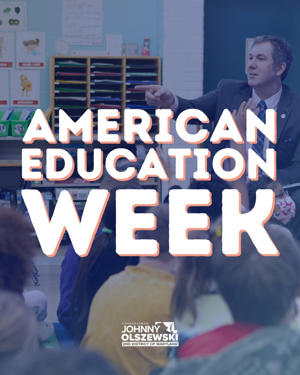 As a former public school teacher, I’ve seen firsthand how much our students and educators depend on a strong Department of Education.

This #AmericanEducationWeek and every week, I recommit to defending it from the Administration’s efforts to dismantle it.