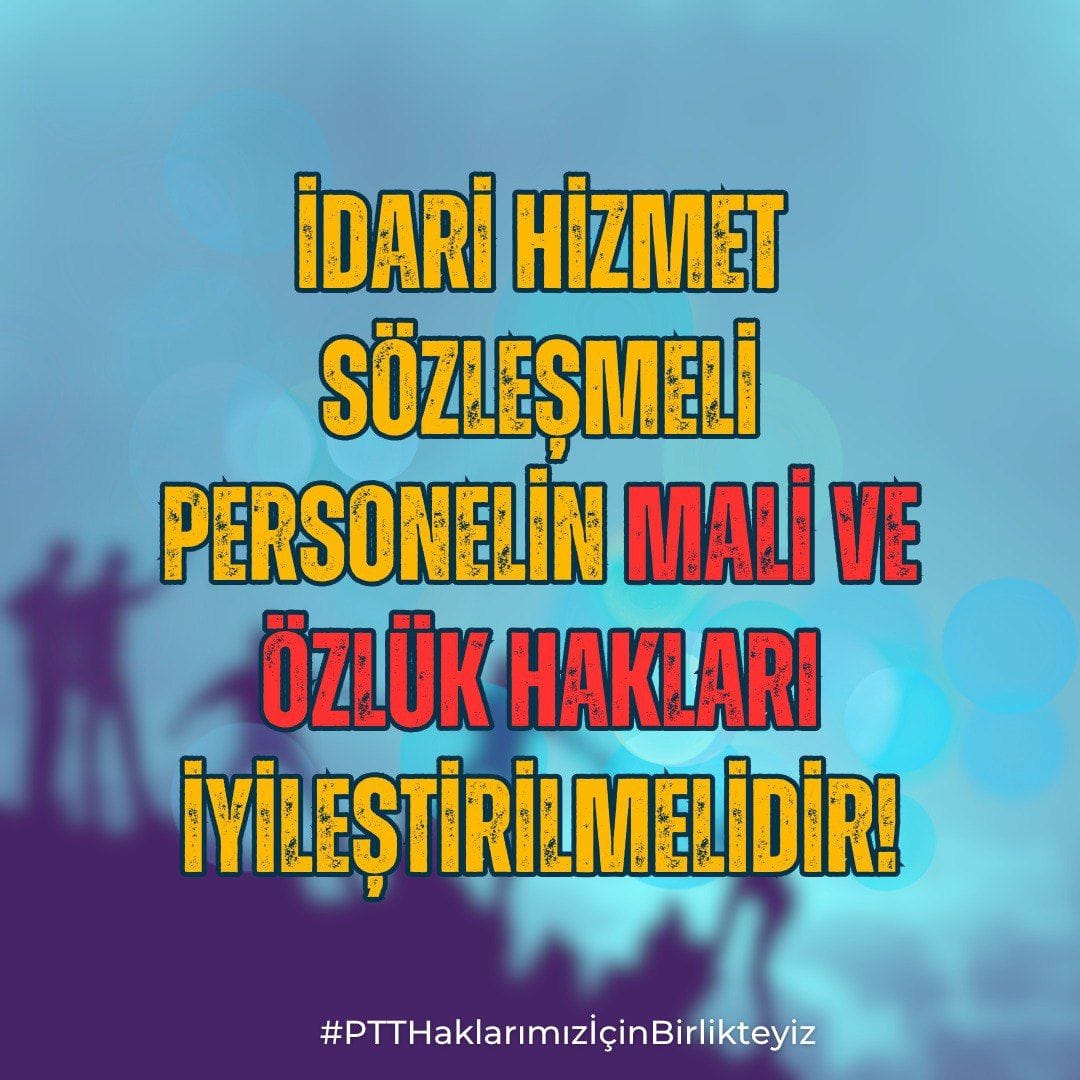 #PTTHaklarımızİçinBirlikteyiz