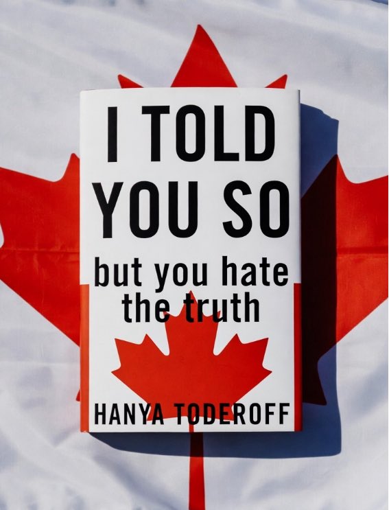 HanyaToderoff's tweet image. 🇨🇦 Subscribe to my account today and get the truth for free. My new book is coming out soon. 👀