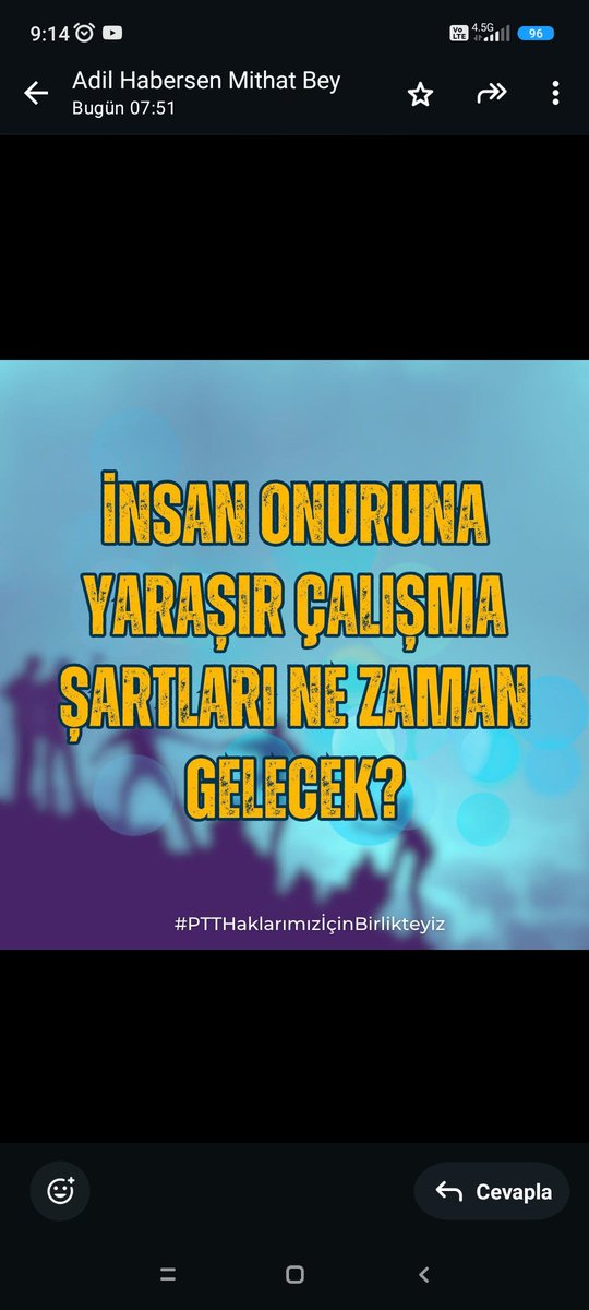 #PTTHaklarımızİçinBirlikteyiz