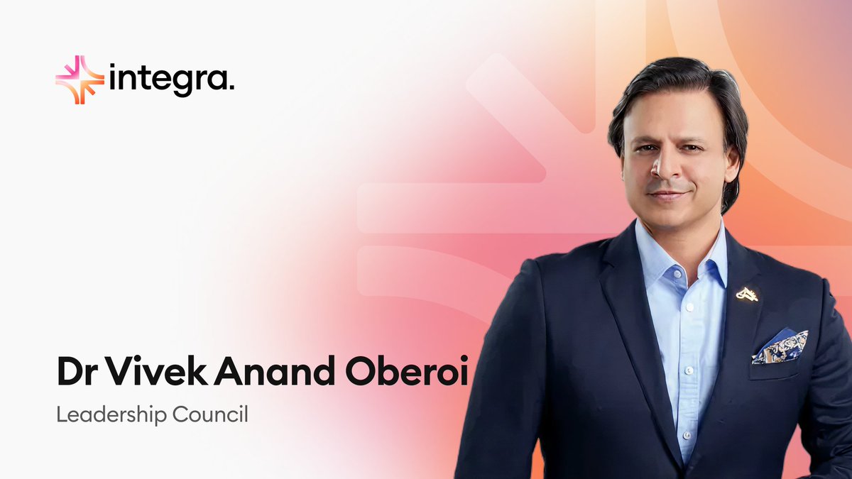 'Vivek Oberoi'

Prominent Bollywood actor, now a real estate mogul.

His company, BNW Developments, has $7B in AUM.

His role as <a href="/integra_layer/">integra.</a> Leadership Council Member will be pivotal in coming days.

This is one of the reasons I’m bullish on Integra, backing like this matters.