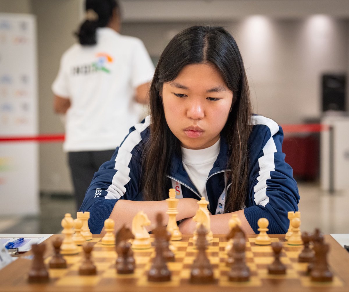 STLChessClub's tweet image. 🎉 The USA Women’s Team is through to the quarterfinals of the FIDE Women’s World Team Championship! 🏆 Finishing in the top 3 of their group, they’re ready to take on the next challenge. Let’s go, team! 🇺🇸♟️

Photos by Lennart Ootes

#STLChessClub