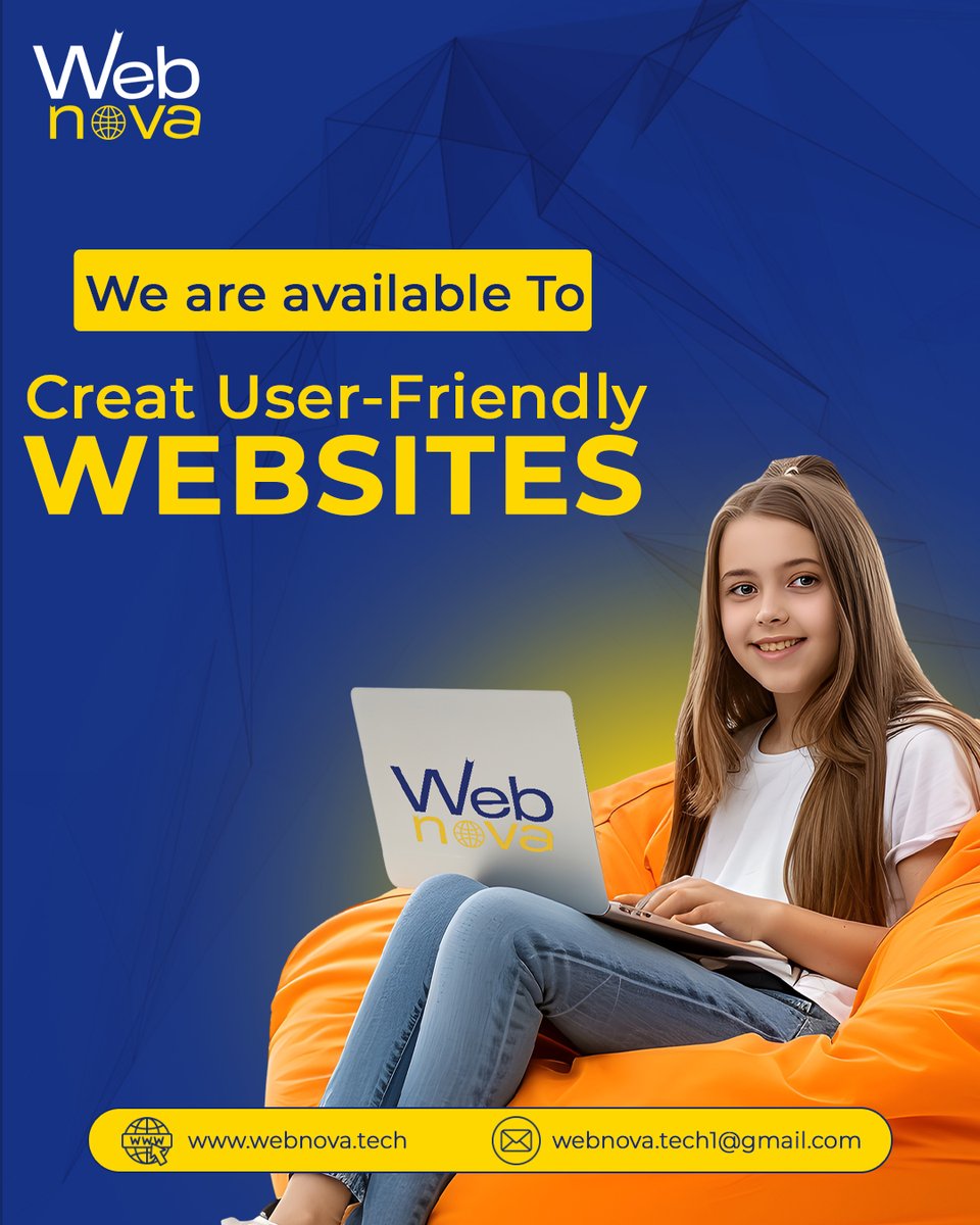 webnova_tech1's tweet image. Building User-Friendly Websites That Convert!
Smart design, clean UI, and seamless experience WebNova makes your online presence stand out.
 Start your project today: webnova.tech
 0339-0070086
 #UserFriendlyDesign #WebsiteExperts #WebDesignAgency #UIUXDesign