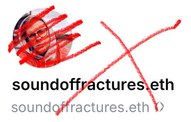 sofractures's tweet image. This week someone picked up one of my ENS domains. It expired a couple of weeks ago… and yeah, I didn’t notice. Normally I’m on top of these things, but this time I let it slip.

It wasn’t my main domain, but it was one that makes it very easy for the new owner to impersonate me…