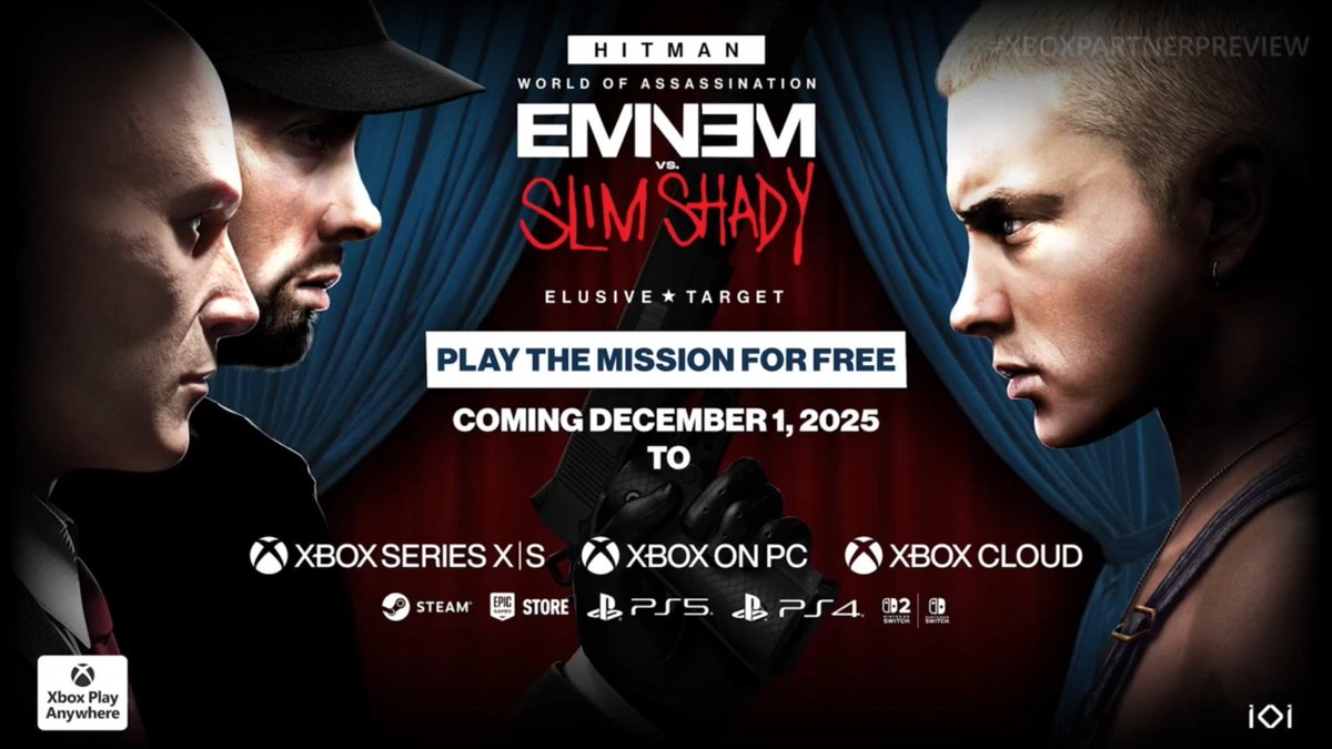 DiscussingFilm's tweet image. Eminem is coming to ‘HITMAN’ as an elusive target.