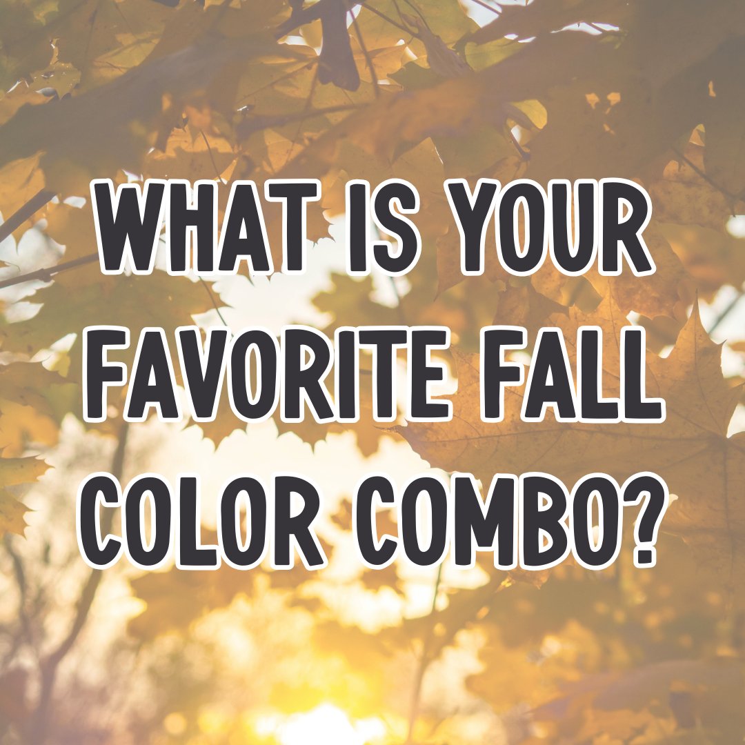 What is your favorite 🤩 fall 🍁 color combo?