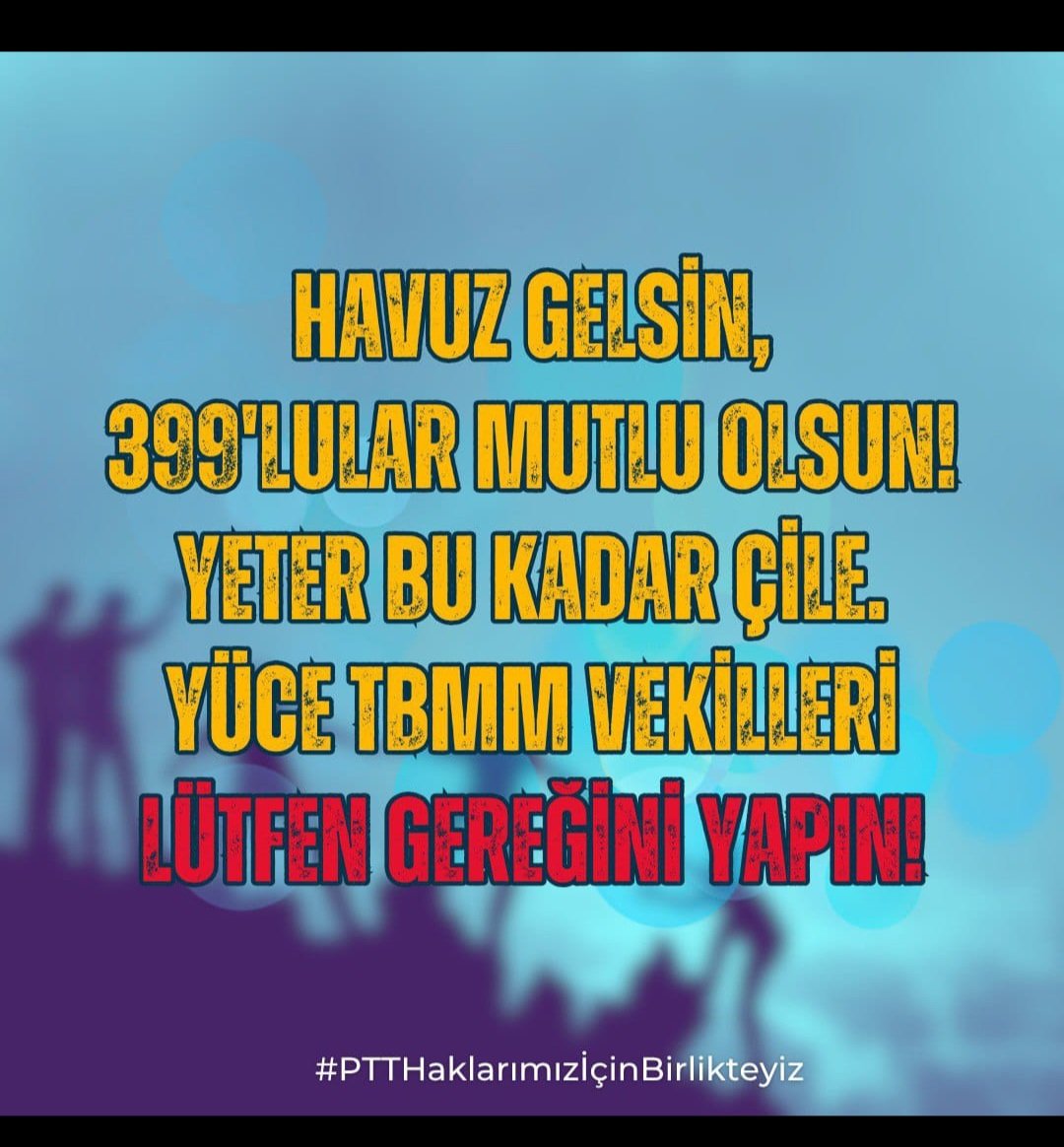 #PTTHaklarımızİçinBirlikteyiz