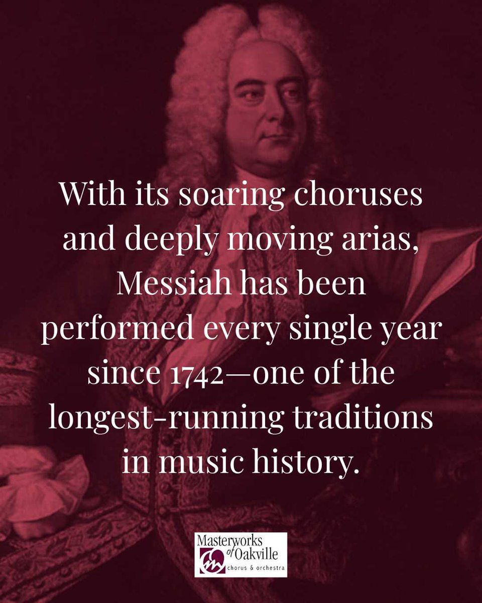 Join Masterworks on November 28th, 29th, and 30th at St Andrew's Catholic Church Oakville as we continue to move audiences with this long-running tradition.

Tickets at masterworksofoakville.ca

Link in bio.

#messiah #handel #handelsmessiah #choir #chorus #choral #choralcanada
