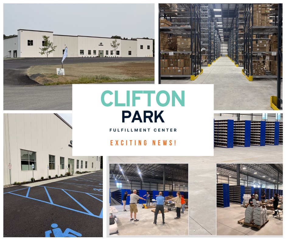 EncompassSP's tweet image. Exciting news from Clifton Park!

 Our new Fulfillment Center is buzzing. We’ve already assembled 13,000 bin boxes for inventory. Each day starts with AM5 goals, safety, and values, then a team stretch. 
Thanks to everyone, we&apos;re off to a great start!