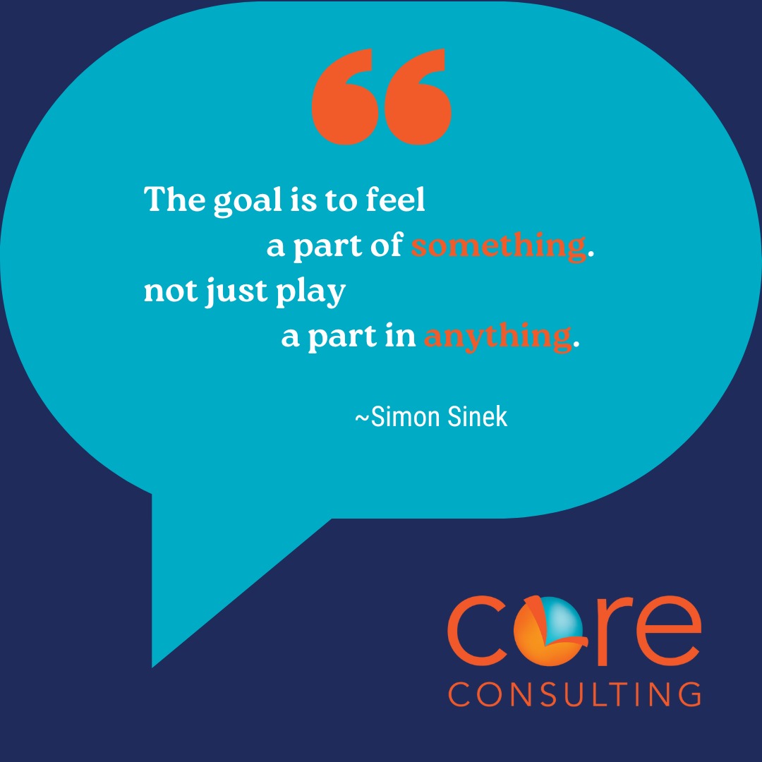 Core_CG's tweet image. Belonging isn’t just a feel-good idea; it unlocks potential. When people feel connected, they lean in, collaborate w/purpose, &amp;amp; bring their best ideas forward. Create spaces where people feel seen &amp;amp; supported, &amp;amp; watch what becomes possible. 

#CoreConsulting #PoweringPotential