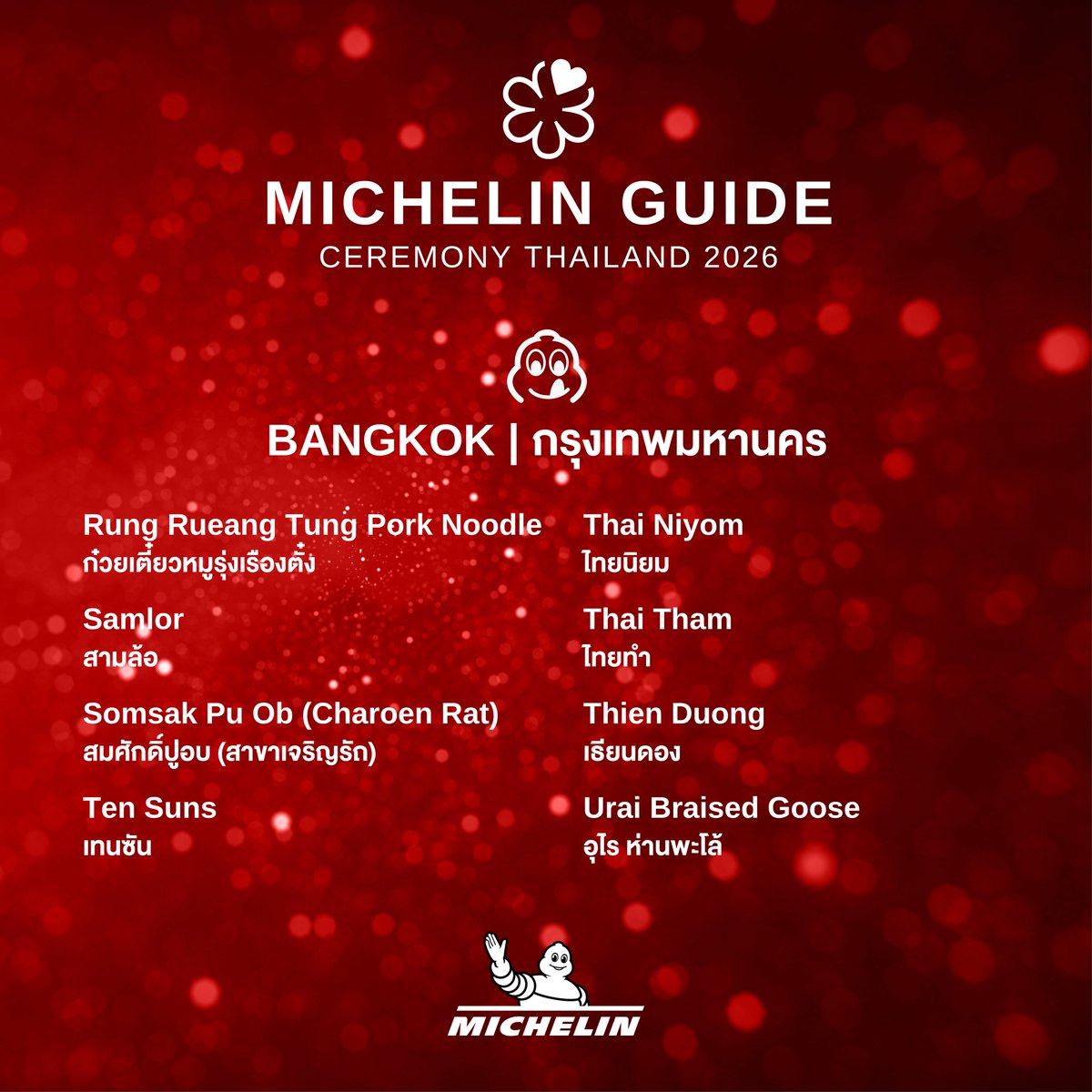 ThaiEnquirer's tweet image. #Thailand #Bangkok #MICHELINguide