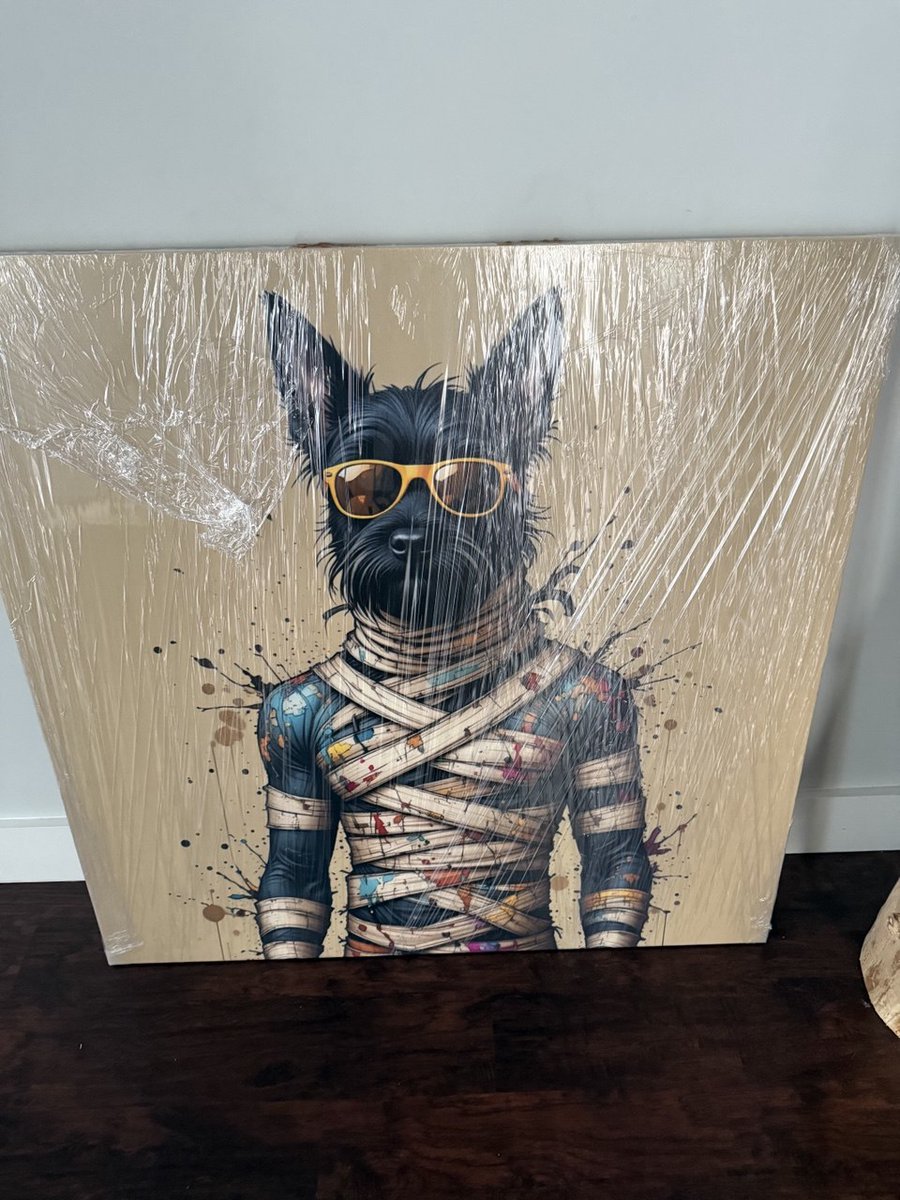 TERRYTOTO_XRPL's tweet image. Terry Toto is making his way into homes and offices around the world. Totonia is becoming real, everywhere. Legacy in motion. 🟡🐾

Seeing our art live on a real wall not just a screen is a different kind of flex.

Digital → Physical.
Culture → Reality.

The culture is…