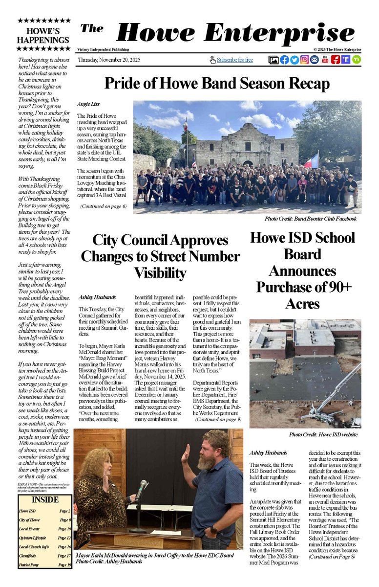 The Howe Enterprise tweet media