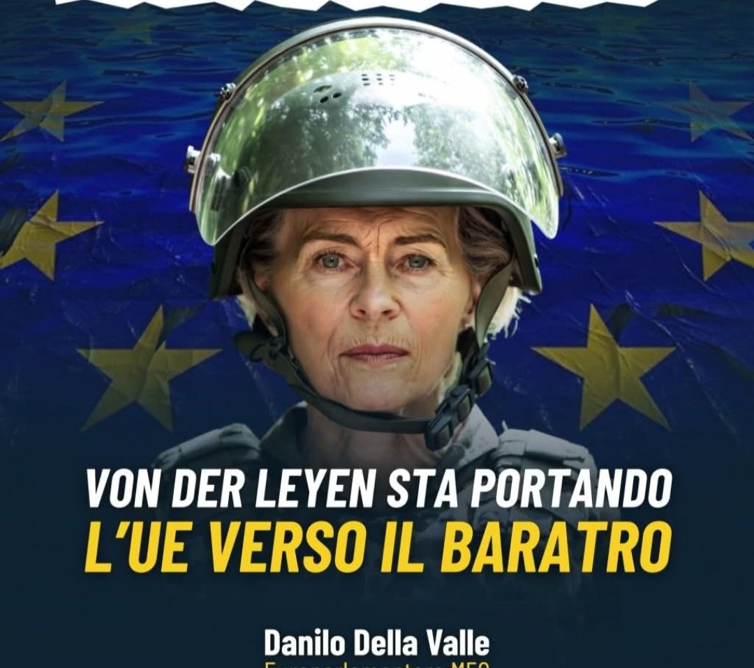 L'Europa zoppa fa di tutto x sabotare i negoziati di pace. Come è possibile che 3/4 stati membri possano decidere su 27 totali? Come è possibile che l'unica istituzione democratica dei 27 stati ossia il Parlamento europeo si sia fatta bypassare da Ursula nel decidere sul riarmo?