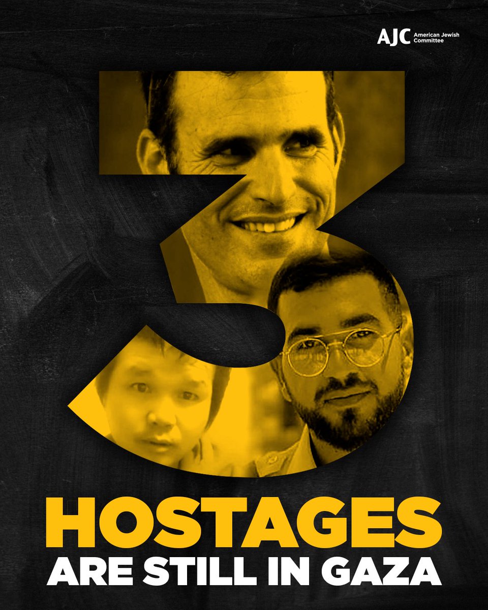 Hamas is still holding murdered hostages in Gaza.

Three families are without closure.

The bodies of Dror, Ran, and Sudthisak must come home.
#UntilTheLastHostage