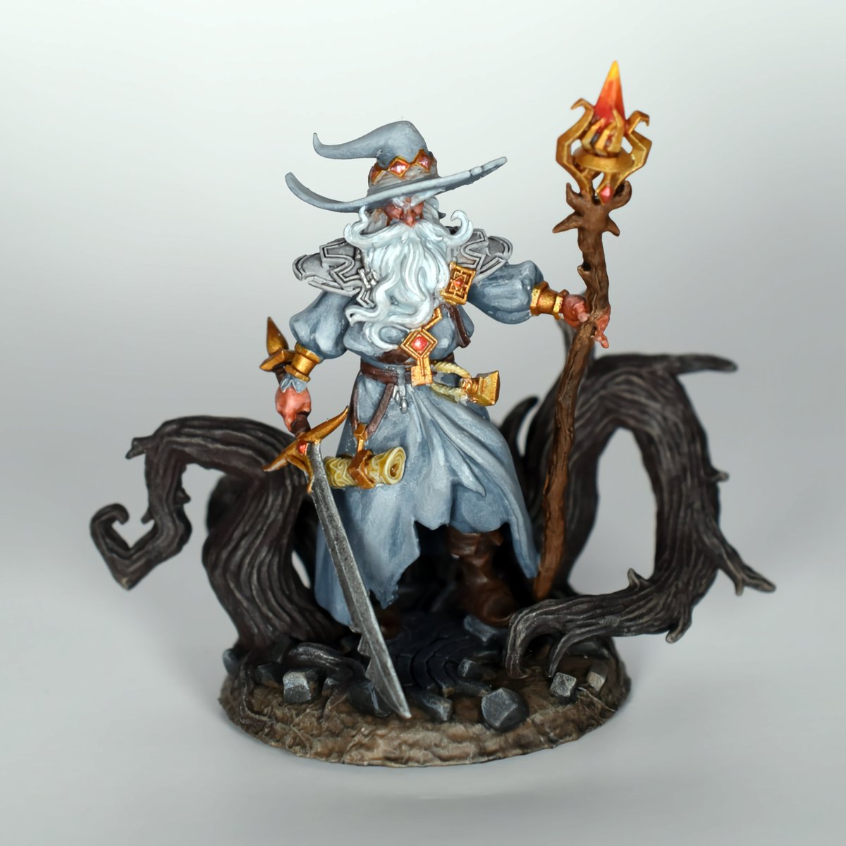 spitz73's tweet photo. Old Wizard #miniturepainting #paintingminiatures #3dprinting #dnd #dndminiaturespainting #dndminiatures #minipainting #miniatures #3dprintingminiatures #archvillaingames https://t.co/Kn7xusiR13