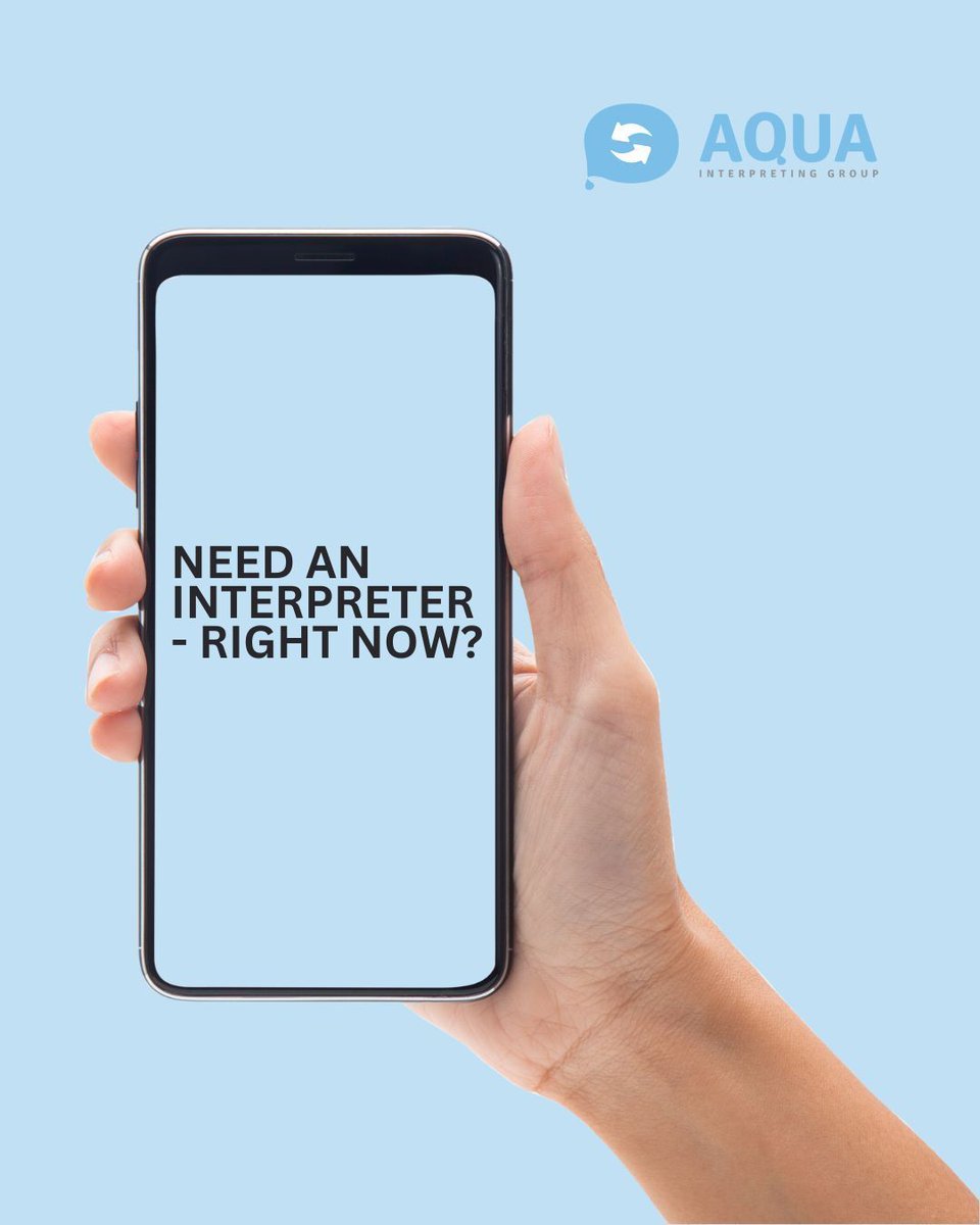 AquaInterpreter's tweet image. 📞 Need an #interpreter - now?
Emergencies, GP calls, and urgent business queries require instant support. Waiting isn’t an option.

With telephone interpreting, #AquaInterpreting connects you to qualified interpreters in minutes, in over 350 languages.

#aquainterpreting
