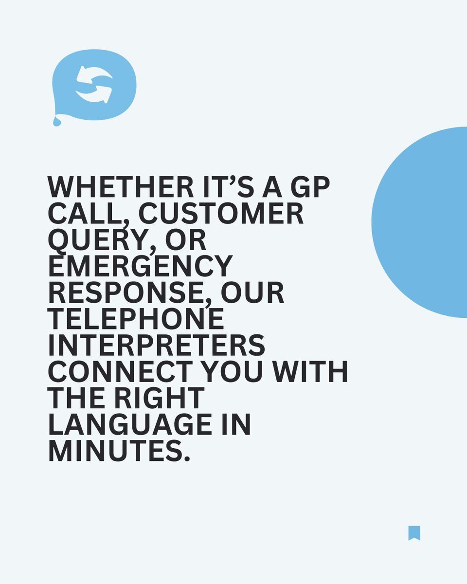 AquaInterpreter's tweet image. 📞 Need an #interpreter - now?
Emergencies, GP calls, and urgent business queries require instant support. Waiting isn’t an option.

With telephone interpreting, #AquaInterpreting connects you to qualified interpreters in minutes, in over 350 languages.

#aquainterpreting