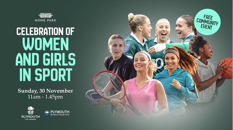 OnCourseSW's tweet image. FREE FAMILY DAY OUT!

Discover new sports, meet local teams, try activities and watch Argyle Women play!

Celebration of Women and Girls in Sport community event at Home Park Stadium on Sunday 30th November. 

Tickets here 👉ow.ly/A9vn50XnEwn

#CommunityEvent #WomenInSport