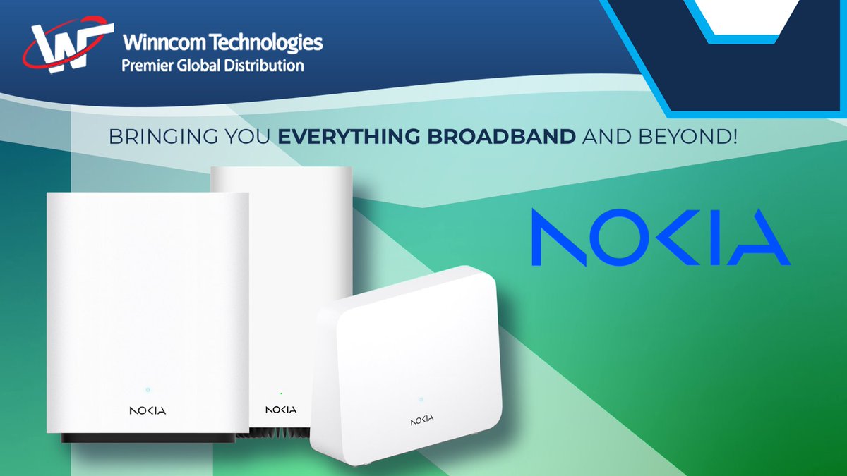 WinncomTech's tweet image. The new @Nokia Wi-Fi 7 Beacons deliver 3x faster speeds than Wi-Fi 6 - bringing perfect broadband to every corner of the home. 

BABA-approved and BEAD-eligible, they’re built for performance, compliance, and customer satisfaction.

🔗 Click: ow.ly/5H5f50XtNKh