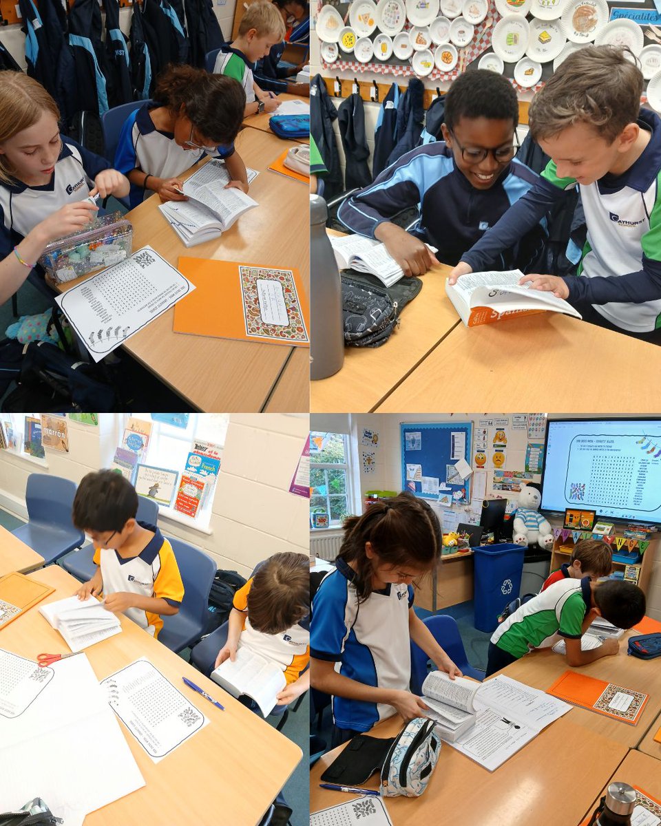 GayhurstSchool's tweet image. For #AntiBullyingWeek, Year 5 explored Spanish words linked to kindness: empatía, amistad, tolerancia, bondad, valentía, and unidad. They practiced with traditional dictionaries to boost learning skills! #SpanishLearning #Year5 #KindnessMatters #PrimarySpanish #ELDRIC
