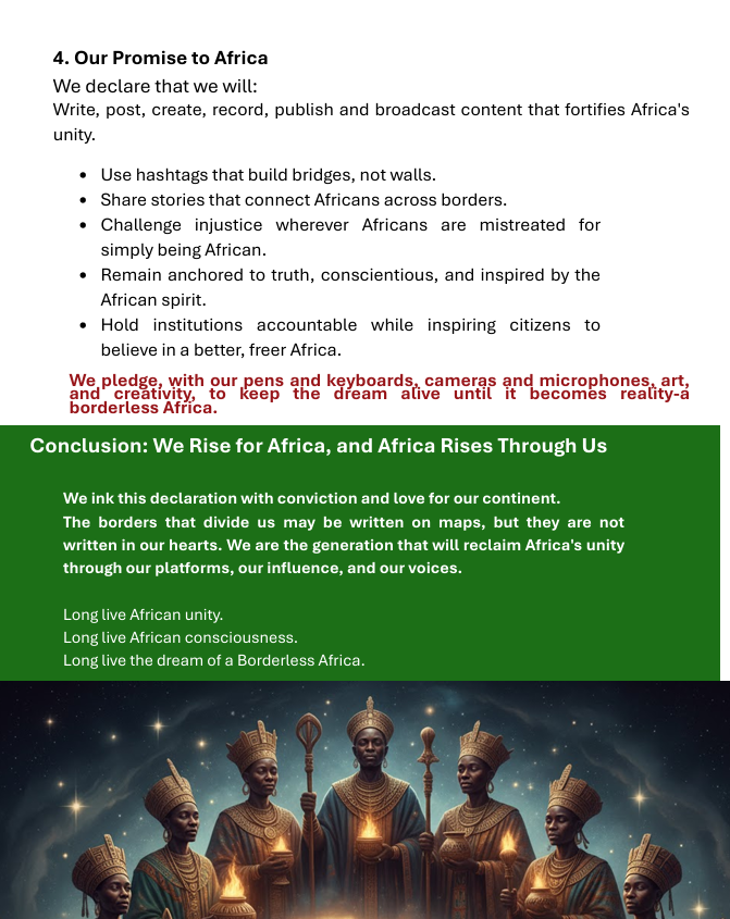 AfricansRising's tweet image. #AddisAbabaDeclaration also demands Expansion and rollout of the African Passport. Guaranteed visa-free travel for all Africans. #MyBorderlessDream #AfricansRising