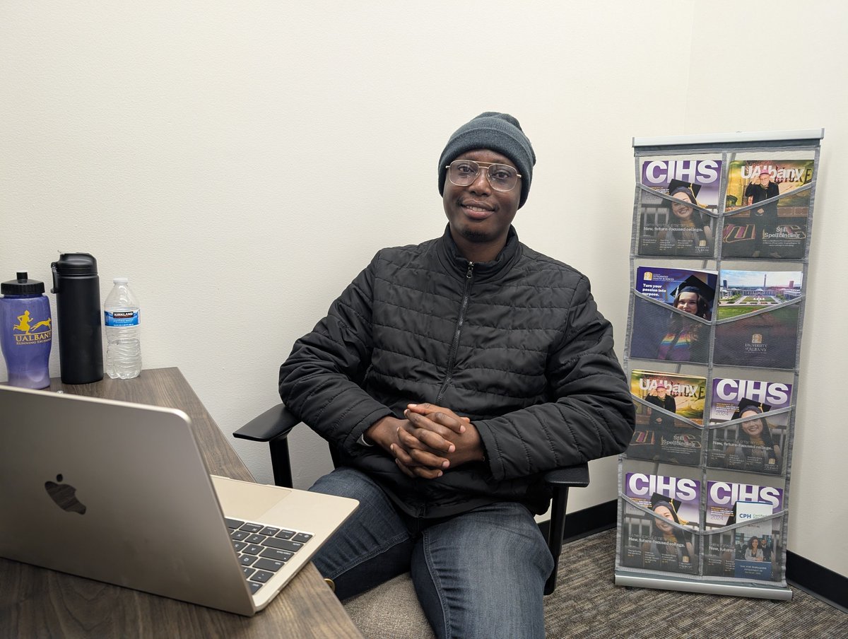 If you're interested in attending UAlbany for public health, you can chat online with one of our current students, like Emmanuel, who came to UAlbany from Ghana to pursue his DrPH. Reach out to a student today: buff.ly/IKUQHyS