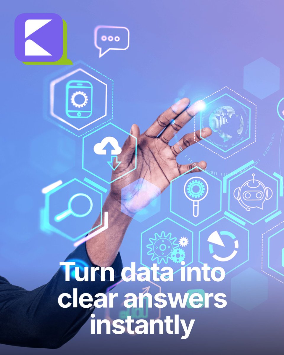iyareegbedion's tweet image. Real-time AI insights that speak your language. KuhstomDataGPT turns data into clear answers instantly. Ask and get actionable insights. calendly.com/kuhstomatica/o… 

#AIinBusiness #DataQuery #ArtfificialIntelligence #DataAnalysis
