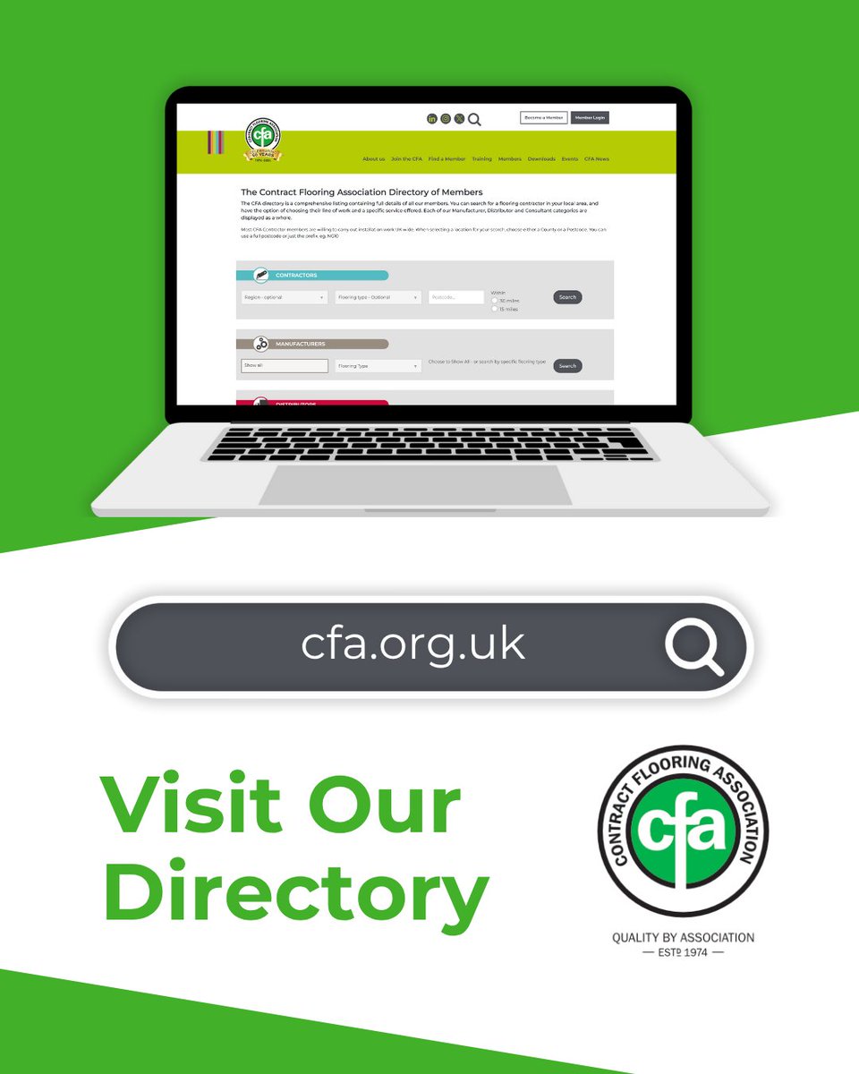 Specifiers and main contractors look for trusted partners who deliver excellence in service, installation, and support - that’s what CFA members provide.

Visit cfa.org.uk to find out more reasons why you should choose a CFA member to install your flooring!